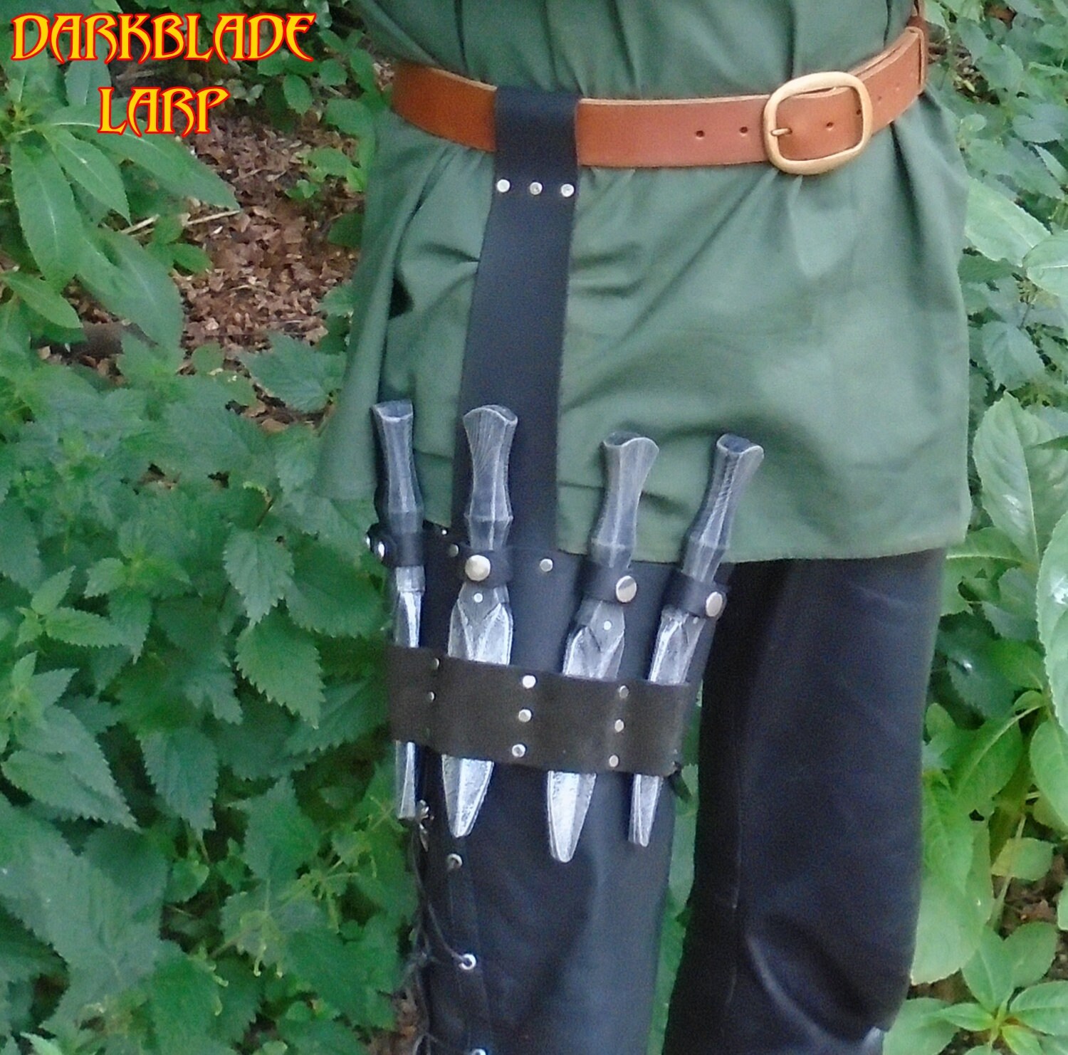 Throwing Knife Leg Sheath for Larp or Cosplay Larp Safe Etsy UK