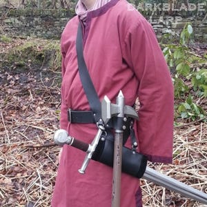 Mace and Sword Baldric for Larp, Cosplay and Costume