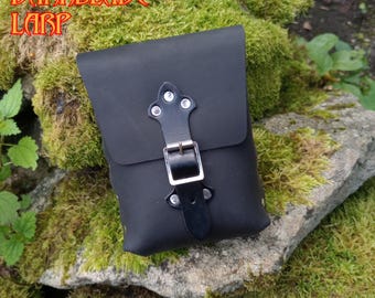 Leather Belt Pouch for Larp, Cosplay, Medieval Costume or Just Putting Stuff In