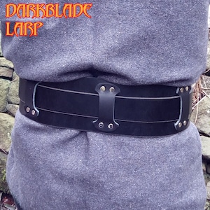 Hero Belt in Heavy Leather for Larp or Cosplay, Gladiator, Barbarian or ...