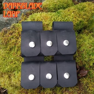 Potion pouch, six bottles, leather holder for larp, cosplay, costume or alchemist character