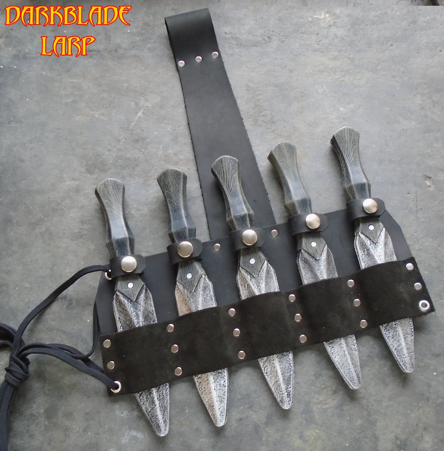 Throwing Knife Leg Sheath for Larp or Cosplay Larp Safe Etsy UK