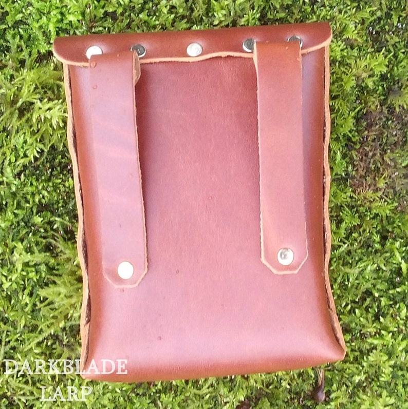 Leather Belt Pouch for Larp Cosplay Medieval Costume or Just Etsy UK