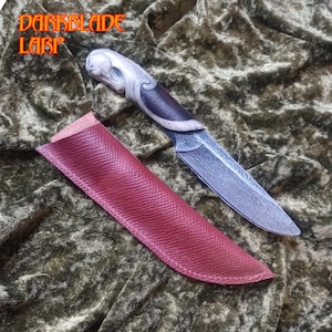 Horse Head LARP Throwing Knife with Sheath