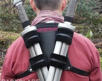 Double Back Scabbard for Larp and Cosplay