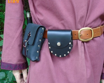 Leather Purse Pouch for Larp, Cosplay or Costume, for All Those Little Bits.