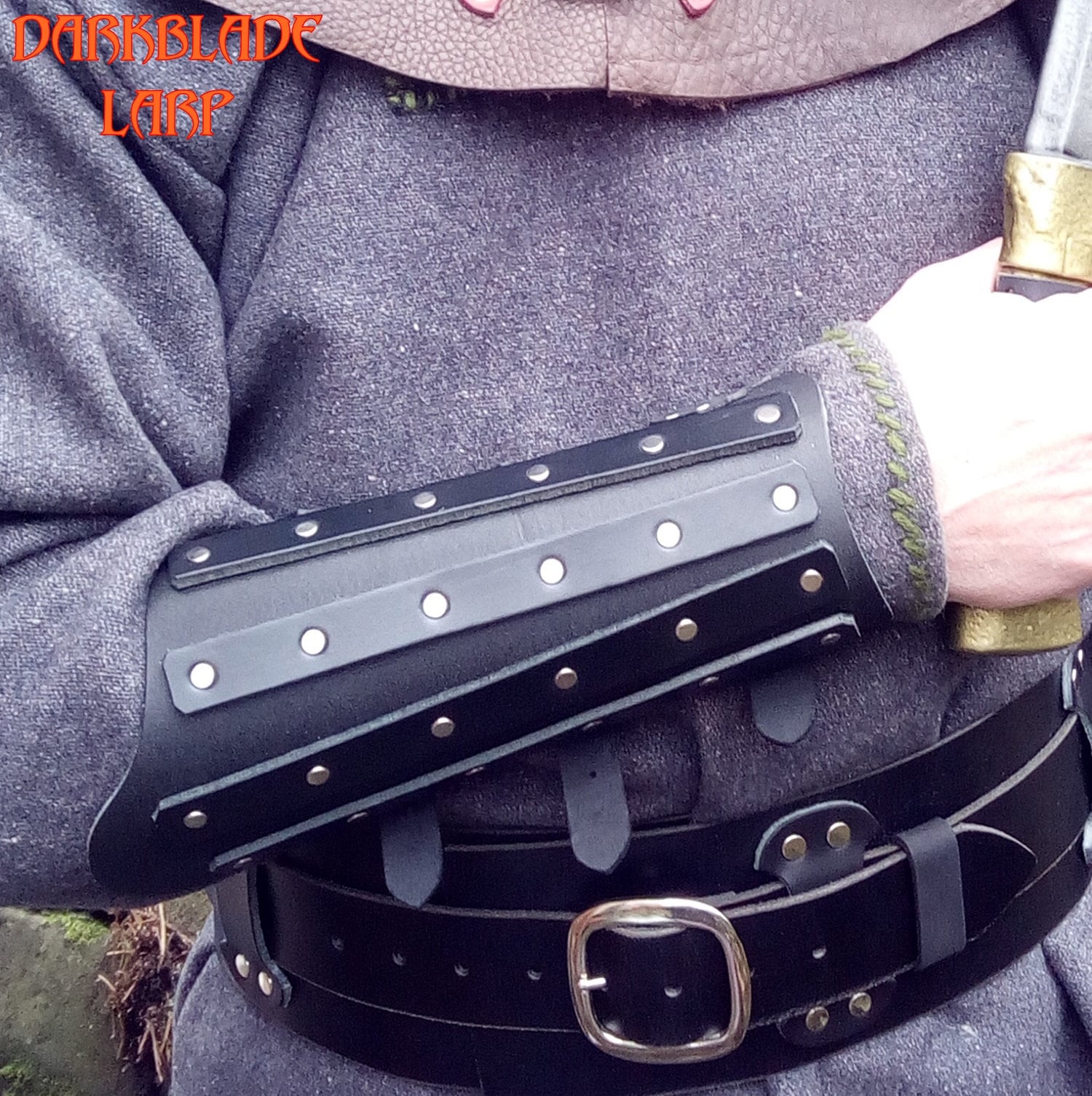 Splint Vambraces in Leather Bracers Arm Guards for Costume Etsy