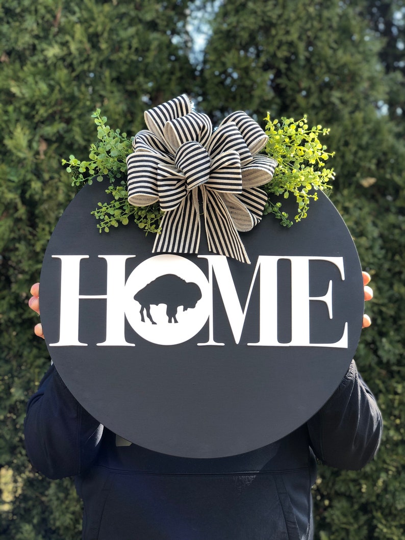 Buffalo Ny Sign Buffalo Door Sign Buffalo Bills Buffalo NY Etsy