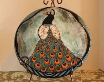 Art Tile Peacock