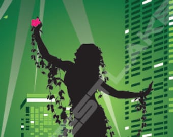 Poison Ivy Minimalistisches Poster