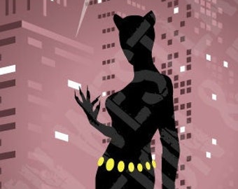 Catwoman Minimalist Poster
