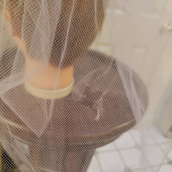 Womens PINK VINTAGE HAT With 3 Veil Layers, Resembles… Gem