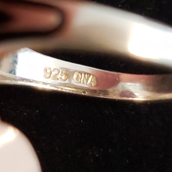 Sterling Silver LAVENDER JADEITE JADE Ring, 10x8m… - image 9