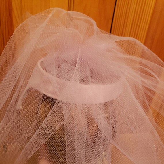 Womens PINK VINTAGE HAT With 3 Veil Layers, Resembles… Gem