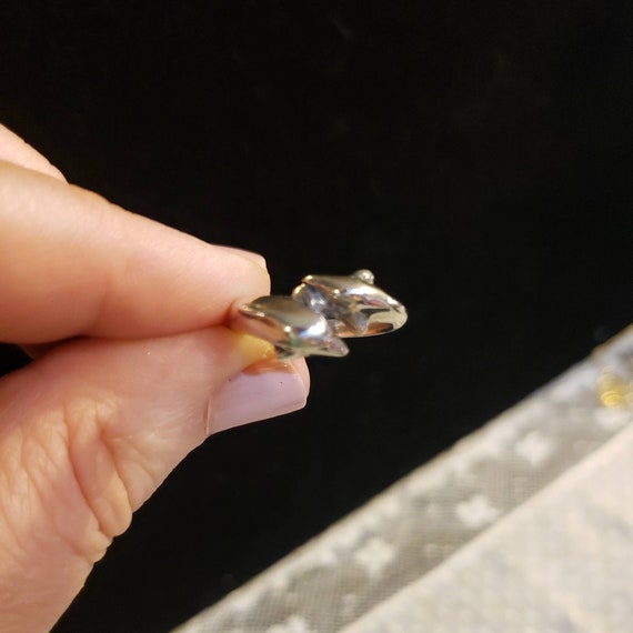 Details about Sterling Silver Dolphin Porpoise Ring size 6.5 BH2 Details about Sterling Silver Dolphin Porpoise Ring size 6.5 BH2