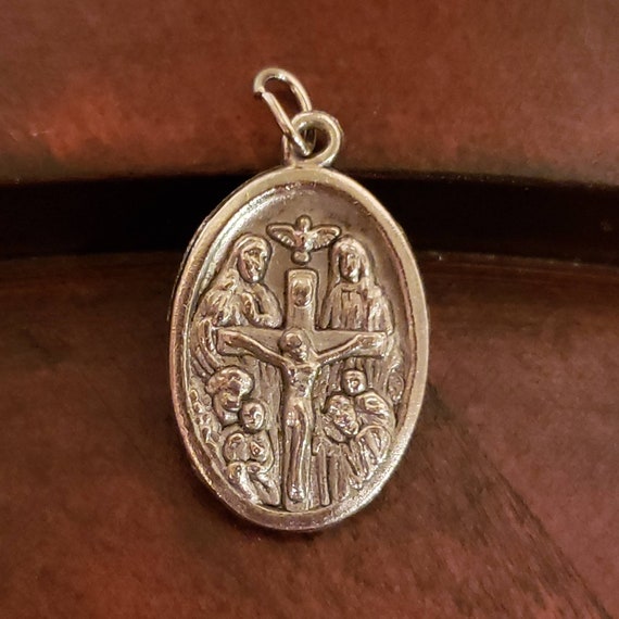 Vintage Silver Christian Medal Stamped I Am A CATHOLIC PLEASE CALL a Priest 26x16mm Oval Reverses to A Crucifix Image Made in Italy Etsy Australia