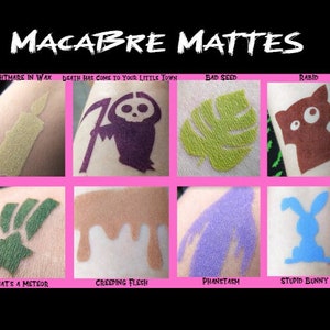 Macabre Mattes eyeshadows - 8 more matte shades available!