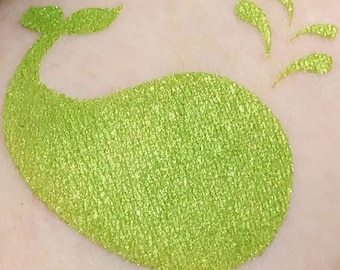 Vogon Poetry - vibrant slime green vegan eyeshadow