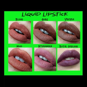 Vegan Liquid Lipstick - 6 Bewitching Shades