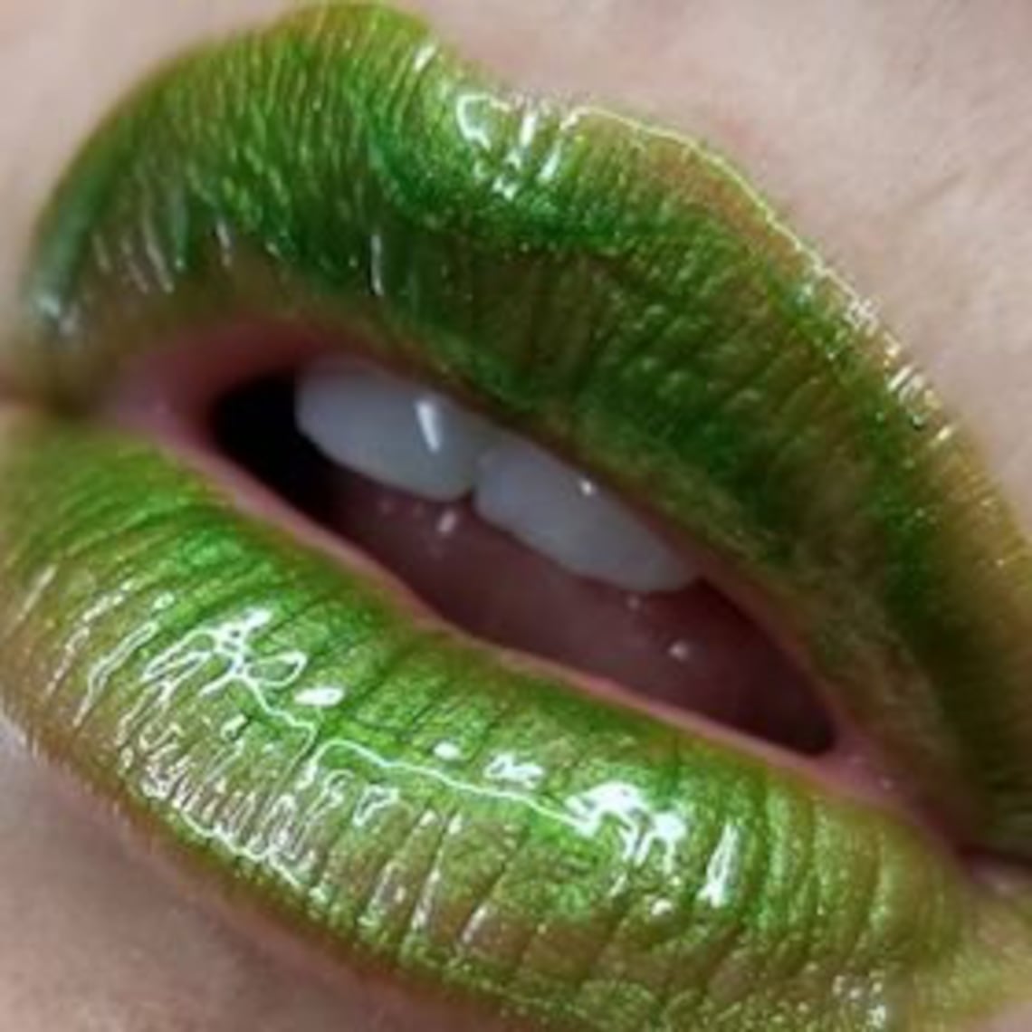 Reagent Green Lip Gloss / Topcoat Etsy