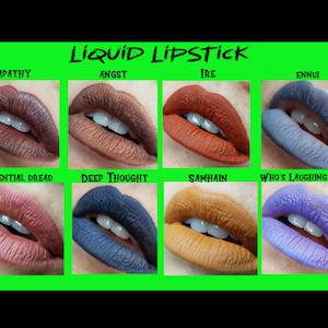Vegan Liquid Lipstick - 8 Unique Shades