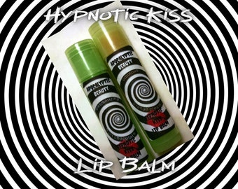12 flavors available - Hypnotic Kiss Lip Balm -- vegan lip balm