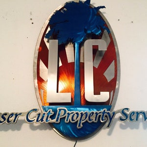 Metal Business Sign | Custom Business Sign | Business Signage | Custom Metal Sign | Outdoor Logo | Metal Art | Business Metal Logo | Office