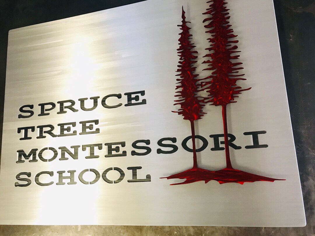 Custom Laser Cut Metal Business Logo Sign | Office Decor - Etsy