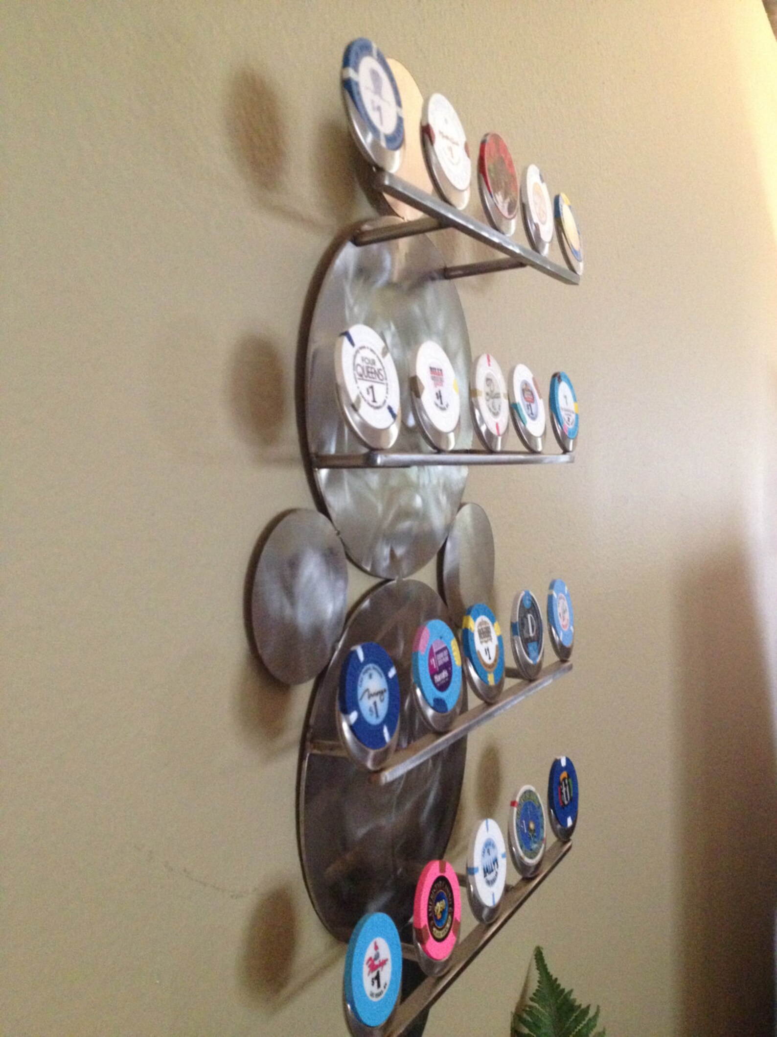 Poker Chip Display Etsy
