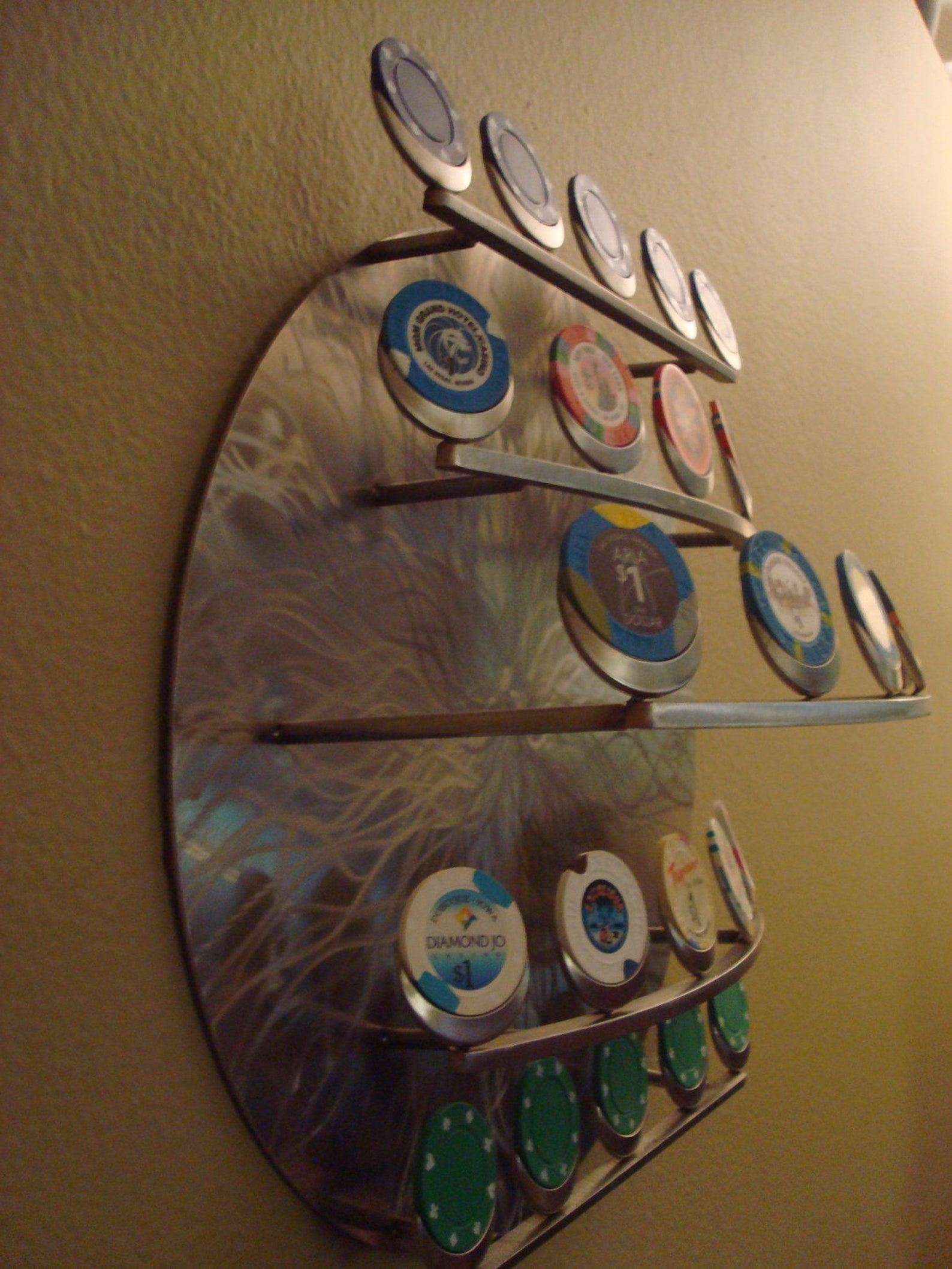 Multiple Poker Chip Display Etsy