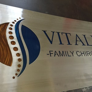 Metal Business Sign | Custom Business Sign | Business Signage | Custom Metal Sign | Outdoor Logo | Metal Art | Business Metal Logo | Office