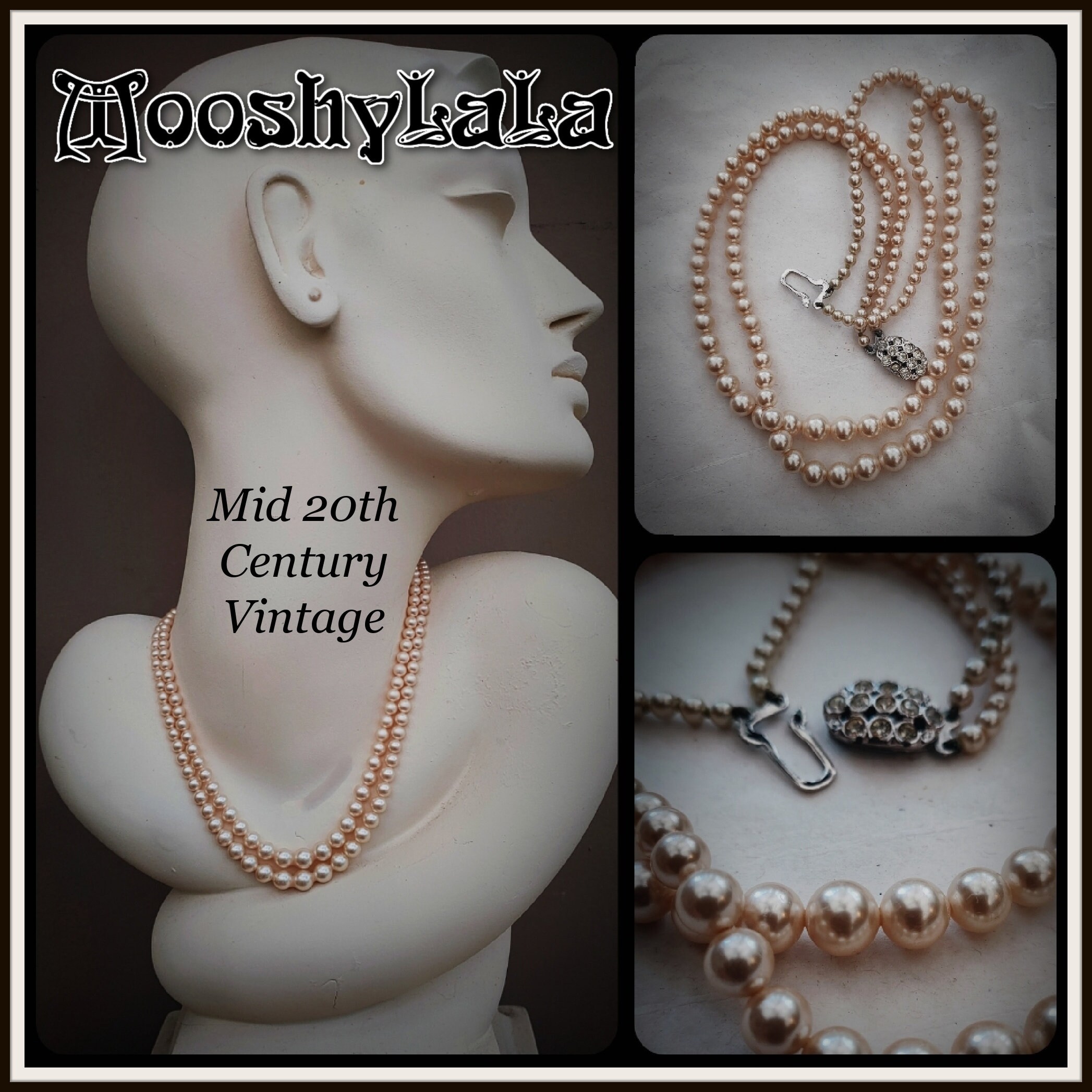 CHANEL パール ネックレス ダブルストランド Chanel pearl double strand necklace - Etsy 日本