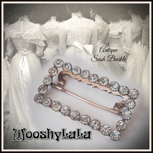 Antiquités - Bohème - strass - ceinture/boucle de ceinture - cadeau de mariée - cadeau souvenir - héritage