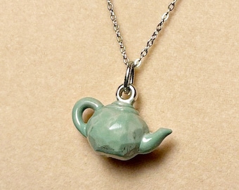 The Office-theepotketting | 3D-bedel salie-groene theepot | Kerstcadeau van Secret Santa