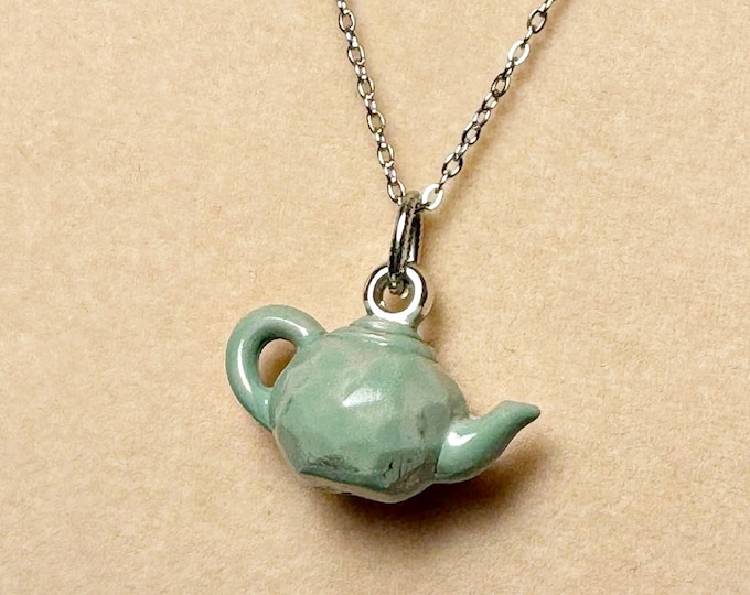 Jim & Pams Teapot the Office Teapot Seafoam Green Teapot Filled With