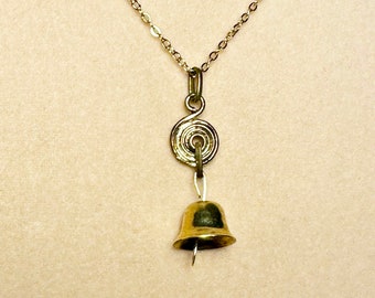 Bell Pull Necklace | Downton Abbey maid, butler, servant bell charms