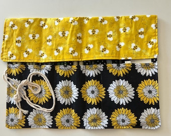 Custom designed paintbrush/pen/pencil wrap