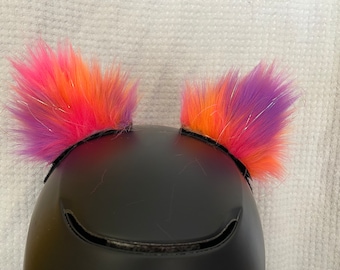Uszy do kasku Cat Wild Monster, które przyklejają się do (Twojego kasku) w każdych warunkach pogodowych, na nartach, rowerze, motocyklu, opasce na głowę i twardych powierzchniach. Bądź widoczny! Przeczytaj opis!