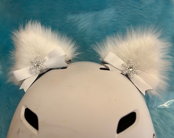 Schneekatzen Helmohren. Das klebt auf (Deinem Helm)! Ski Snowboard Roller am meisten. Seien Sie sicher, werden Sie gesehen, sein Sie einzigartig Sie bleiben auf Beschreibung lesen!