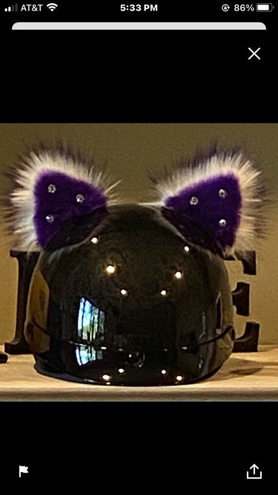 Oreilles de chat personnalisées pour casque de moto, décoration de scooter  électrique, casque de ski, cuit à la vapeur, en forme d'oreille de chat,  JX) - AliExpress