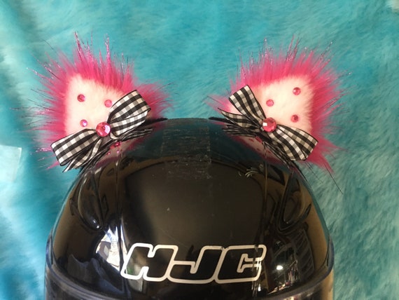 Décoration mignonne pour casque de ski moto (casque non inclus)