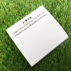 Funny Office Sticky Notes, Sarcastic Work Gift, Snarky Post-it® Notes, Humor Notepad, Stocking Stuffer, Coworker Desk Pad