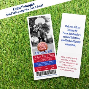Digitales Basketball-Karte Save the Date, benutzerdefinierte Sporthochzeitseinladung, druckbares Dallas-Thema Evite, Slam Dunk-Verlobungsmitteilung