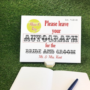 Softball Autograph Sign for Guest Book Table, Team Colors Girls Event Decor, Bat Mitzvah Sports Theme Sign In Board Printable or Printed