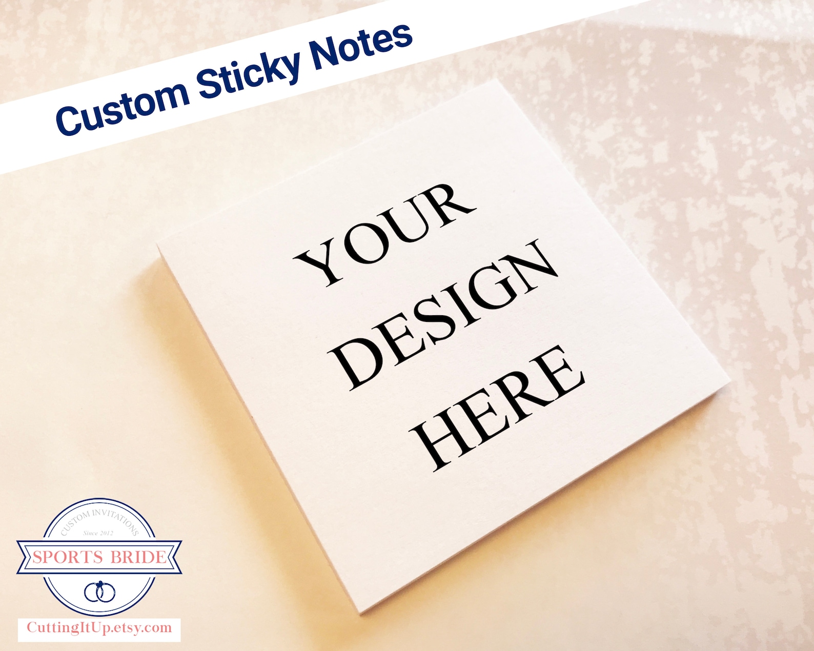 Custom Postit Notes or Personalized Sticky Note Pads to Use Etsy