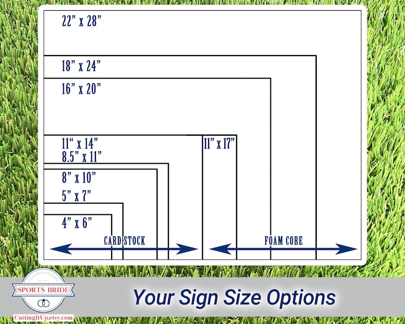 Sign Board Size In Inches Sports Bar Mitzvah Autograph Sign for Guest Book, Custom Team Colors ...