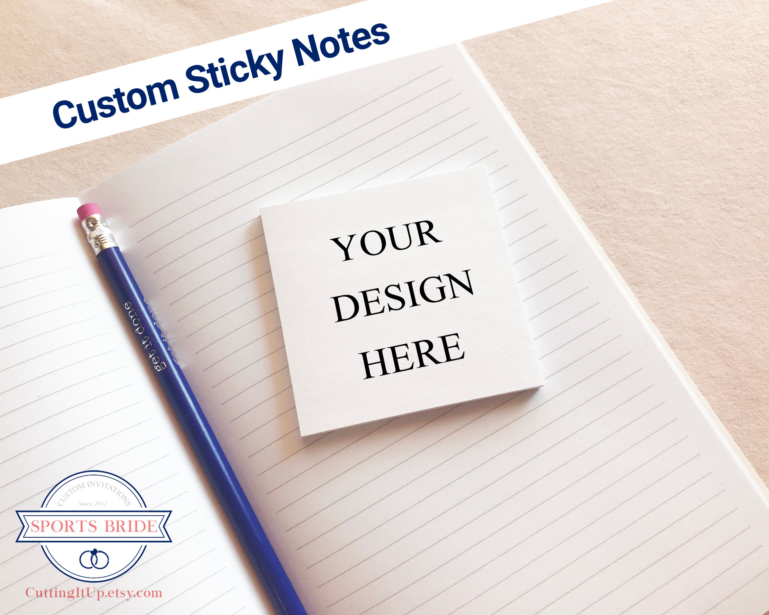 Custom Sticky Note Legal Pads
