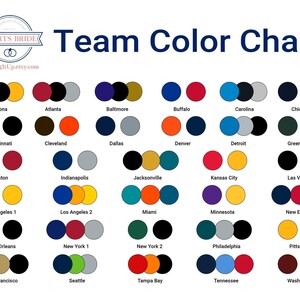 basketball team color chart showing professional team-inspired color palettes for custom wedding stationery, invitations, signs and sports-themed paper goods