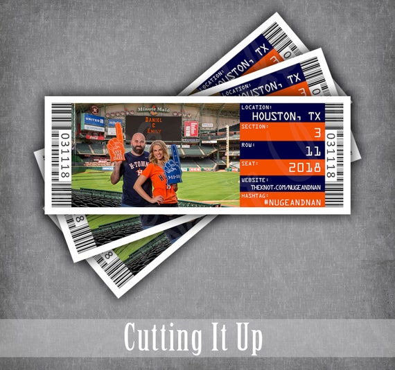 save the date ticket magnet baseball wedding theme bar etsy