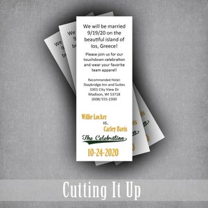 Football Wedding Ticket Invitations and RSVP Postcard, Green Bay Sports Theme Tailgate Party Invite Set, Unique Oregon Reception Card image 3